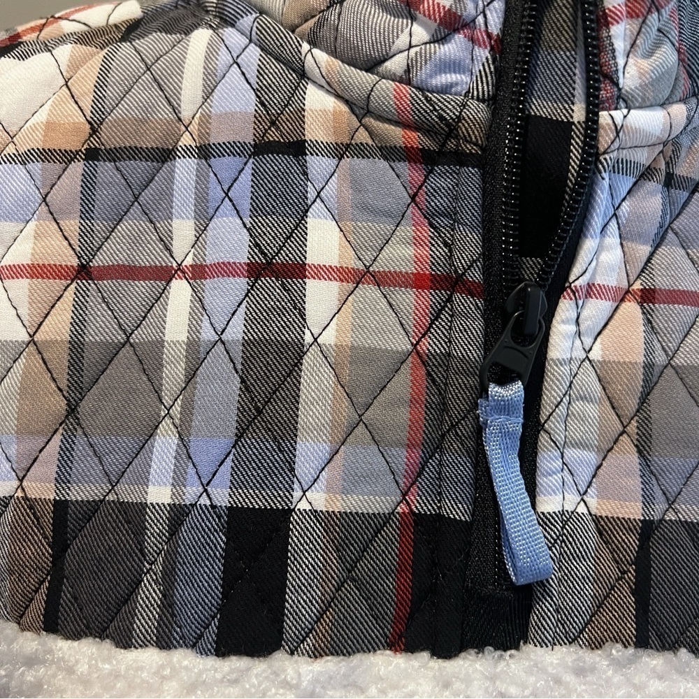 NEW Vera Bradley Teddy Fleece Plaid Jacket size XS - Picture 2 of 7